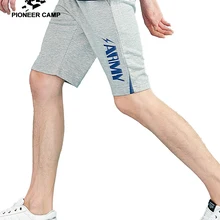 Пионерский лагерь с принтом букв мужчин Шорты бренд одежды модные летние тонкие короткие мужские качественные хлопковые бермуды ADK801125