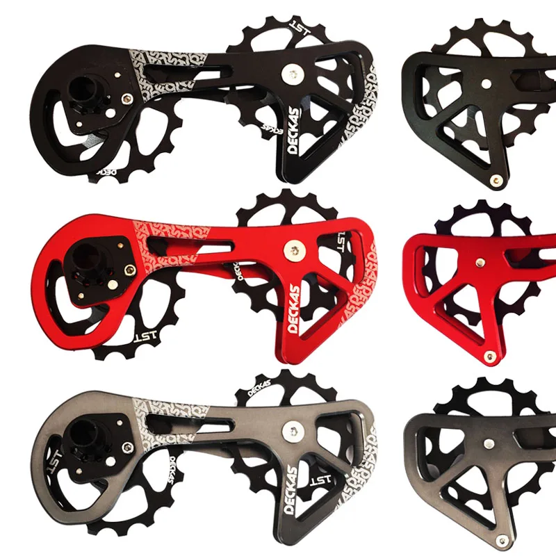 DECKAS Road bicycle rear derailleur pulleys Steel bearing jockey wheels