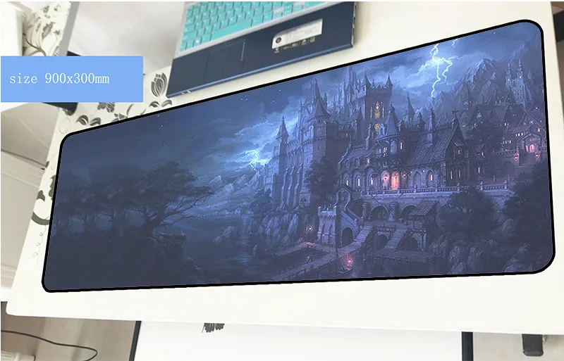 

Fantasy pad mouse locked edge computuer gamer mause pad 90x30cm padmouse High-end mousepad ergonomic gadget office mats