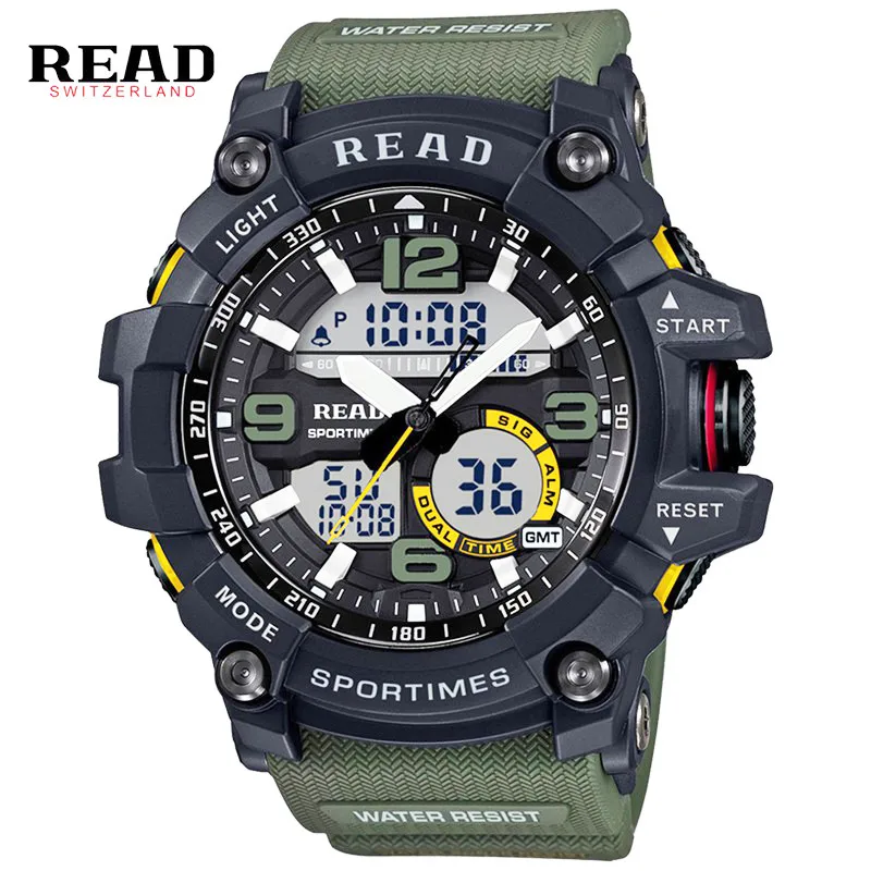 Online Fashion Tentara Keren Pria Militer Watch Rubber Strap Jam Steel G Tahan Air Tahan Guncangan Jam Tangan Olahraga Kasual Jam Digital LED Jual Fashion Tentara Keren Pria Militer Watch Rubber Strap Jam Steel G Tahan Air Tahan Guncangan Jam Tangan Olahraga Kasual Jam Digital LED