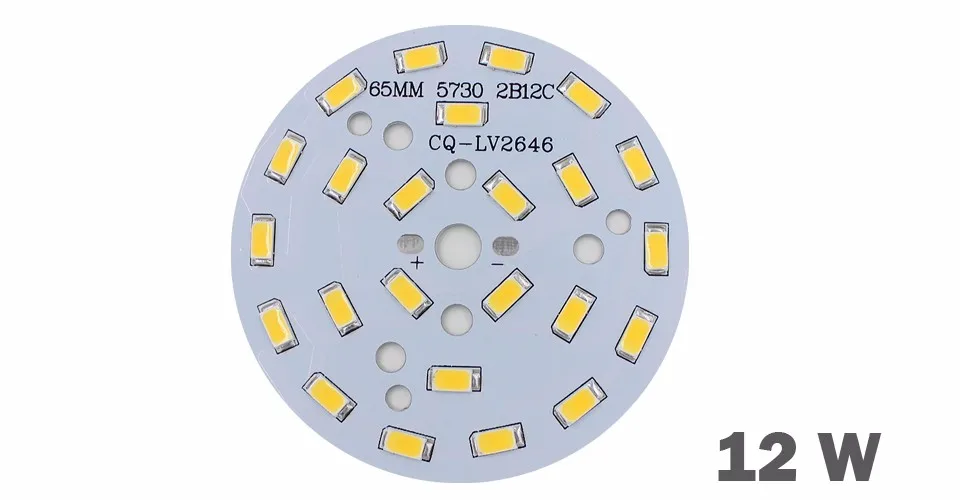 3 Вт-24 Вт 5730 яркость SMD световая Панель Светодиодная лампа панель для потолка PCB с Led