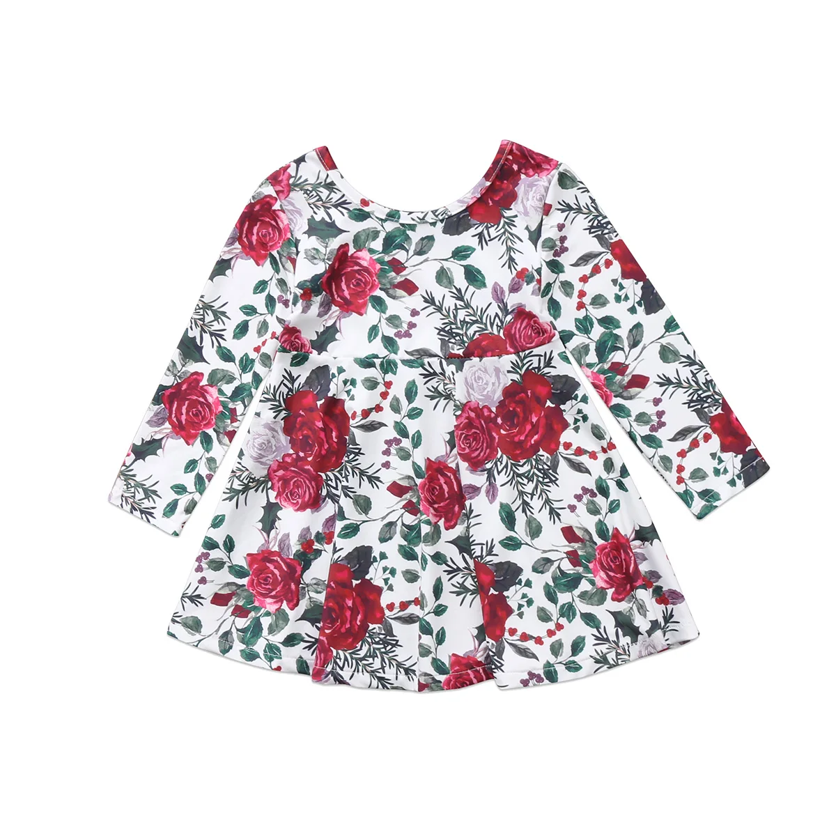 Children Enfant Girl Flower Daily Sundress Kids Baby Girls Floral Party Dresses Princess Prom Pageant Wedding Dress | Детская одежда и