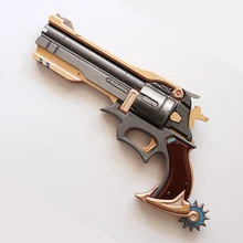 Overwatch Winter Wonderland McCree Skin Scrooge Weapon Cosplay Replica Peacekeeper Prop