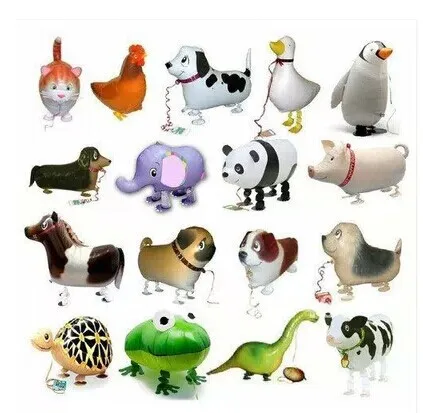 Шары воздушные алюминиевые в виде животных 50 шт./лот|balloons for kids|balloon toylot lot |