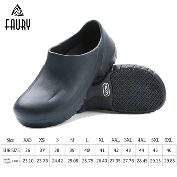 

Chef Work Shoes Summer Breathable Reasturant Master Cook Footwear Unisex Super Non-slip Shoes EVA Hotel Garden Shoes Black White