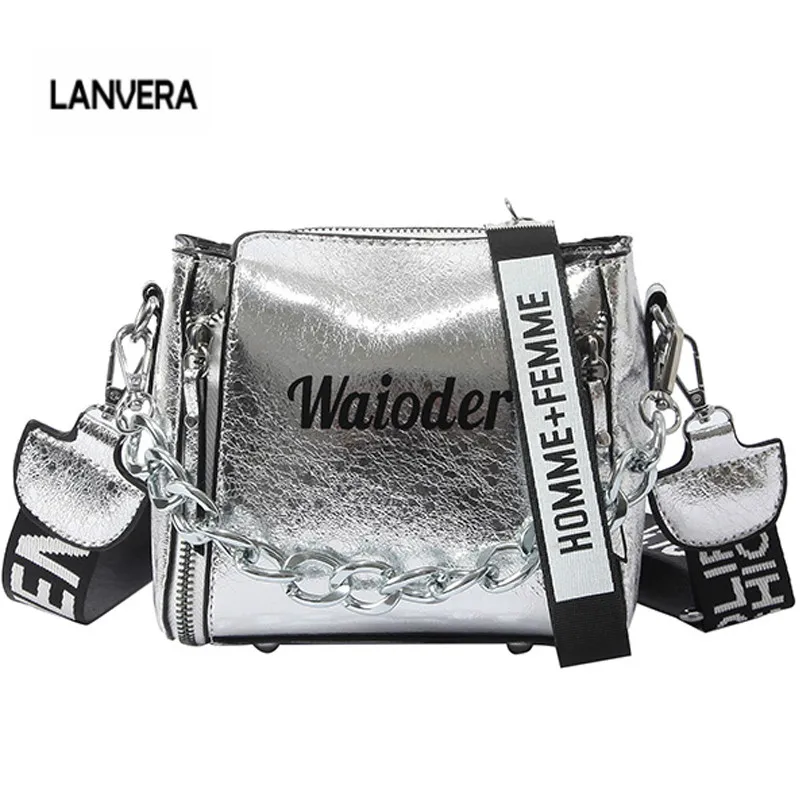 

2018 New Broadband Laptop Shoulder Bag Korean Wild Messenger Bag Chain Bucket Bag l* handbags high quality vs pink women gg bag