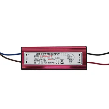 

IP65 Waterproof 30W LED Driver For 30W High Power LED Light Portable Lighting Transformers DC 23-42V 1000mA Conducteur Mene