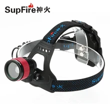 Supfire HL01 CREE XML T6 800 лм налобный фонарь Водонепроницаемая фара AA/14500 батарея для кемпинга