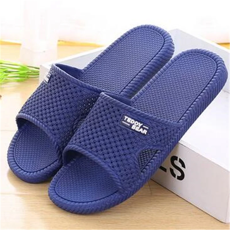 

E.POLEM 2017 Summer Indoor Bathroom Non-Slip Unisex Slippers Fashion Women Breathable Household Casual Comfortable Slippers