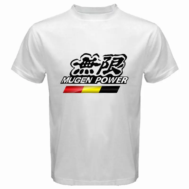 Новый MUGEN POWER JAZZ тюнинг гонки с логотипом автомобиля мужская белая футболка S M L XL