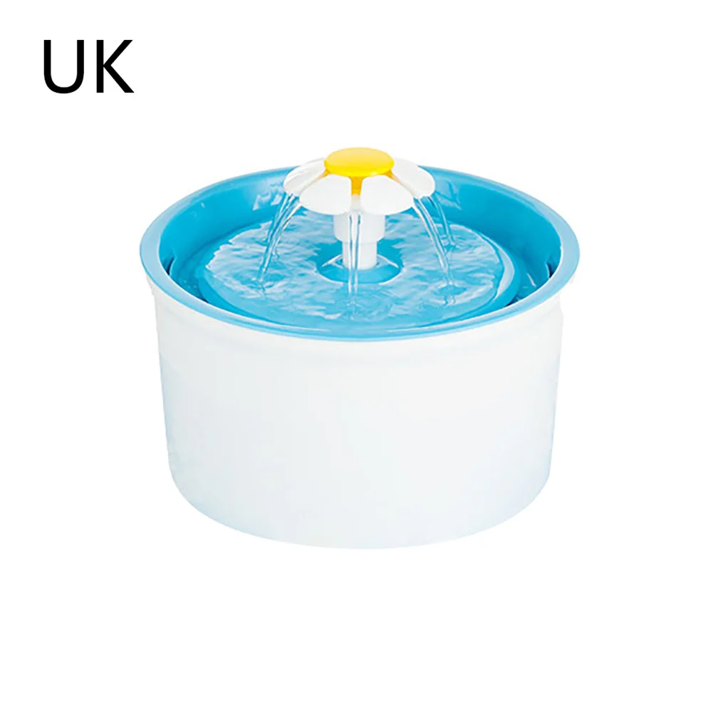 США/Великобритания/ЕС/JP plug Pet Cat Dog Flower очиститель воды Автоматическая циркуляция питьевой диспенсер для домашних животных Бутылка Для Кормления Чаша