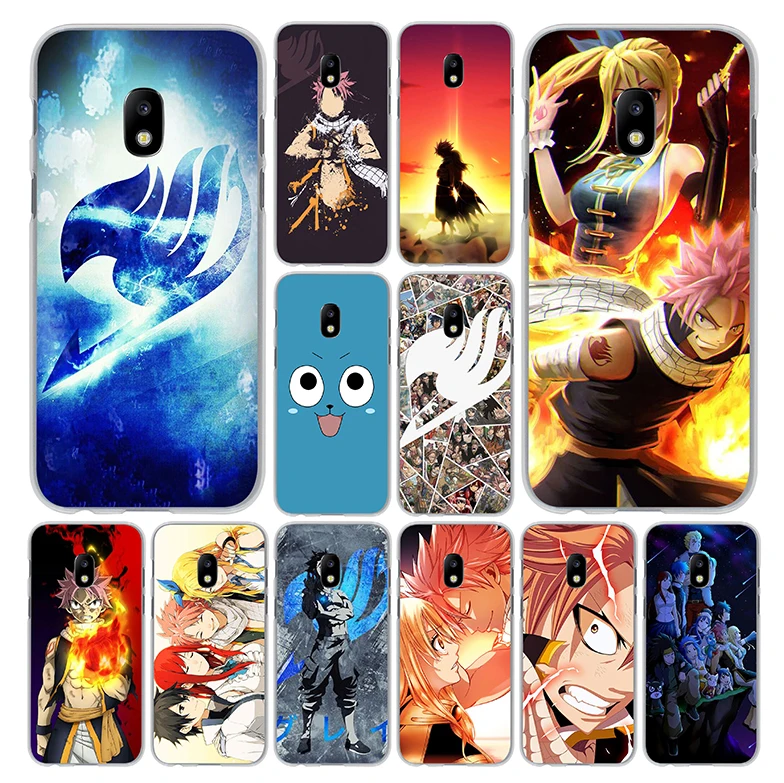 

Lavaza Manga Fairy Tail Phone Case for Samsung Galaxy J7 J6 J5 J3 J1 J2 2018 2017 2016 2015 US EU Version Prime