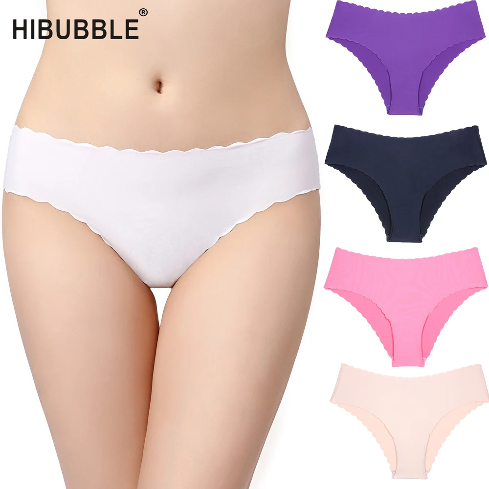 Сексуальные бесшовные трусики HIBUBBLE женские большого размера нижнее белье с