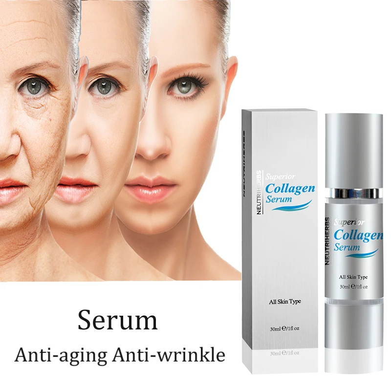 

Superior Multi Peptide Collagen Serum Hyaluronic Acid Anti Wrinkle Anti Aging Cream for Moisturizing Firming Tightening