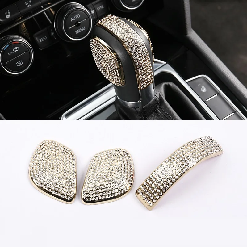 

Automobile Decorative Automovil Interior Dashing Mouldings Modification Accessories Bright Sequins 18 19 FOR Volkswagen Golf 7