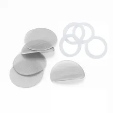 ICafilas 15 шт. Силиконовое уплотнительное кольцо и 8 шт. сменные фильтры для Nespresso из нержавеющей стали многоразовые кофейные капсулы