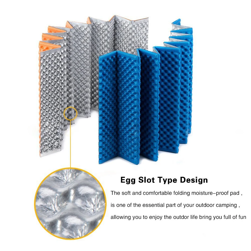 Оранжевый/синий складной Открытый пенопластовый кемпинговый палаточный матрас пляжный коврик для пикника Походный спальный коврик для альпинизма Сверхлегкий