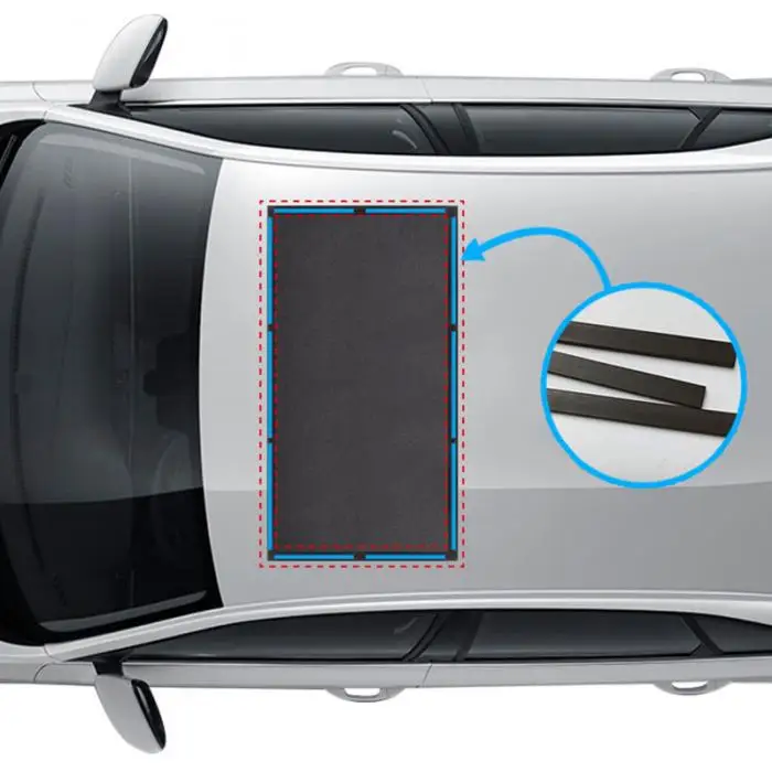 Магнитная Автомобильная панорамная крыша солнцезащитный козырек дышащая сетка противомоскитная защита для ночевки кемпинга автомобиль Стайлинг Лето Горячая