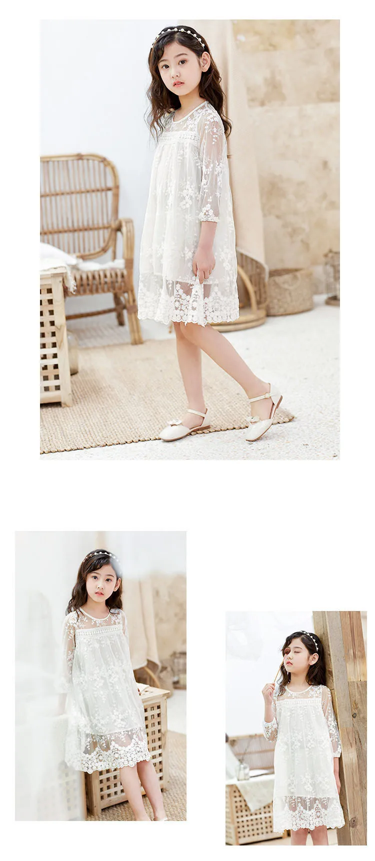Lace Floral Teen Kids Dresses For Girls Party White Toddler Princess Dress Wedding Kids Baby Children Clothing Summer Spring  4 5 6 7 8 9 10 11 12 13 14 15 16 years little teen  girl formal dress with sleeves girls tutu dresses (1).jpg