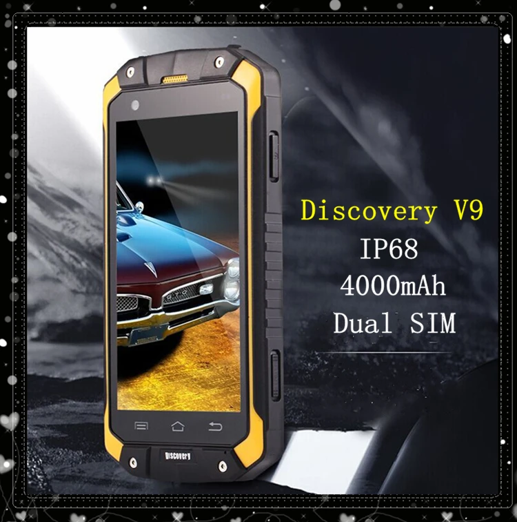 Открытый GuoPhone V9 IP68 водонепроницаемый противоударный телефон MTK6572 мобильный Android