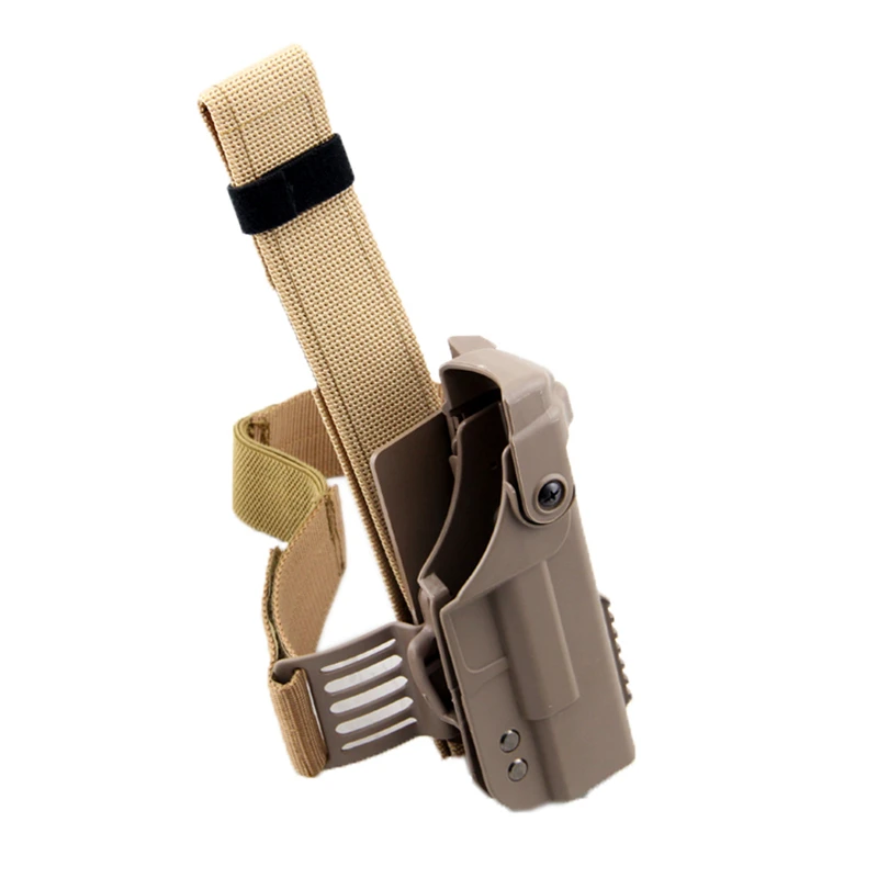 Военная кобура для стрельбы тактическая Psitol до бедра страйкбола ног GLOCK 17 18 19 21 22 23