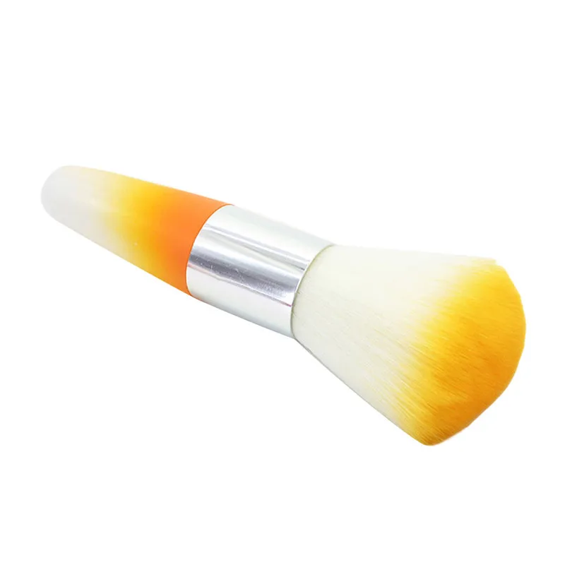 Горячая 1 шт. для ногтей Очиститель пыли кисти инструмент для акрилового УФ гель средство для снятия пудры маникюрный набор инструмент pinceaux peinture# ZXT - Цвет: Orange