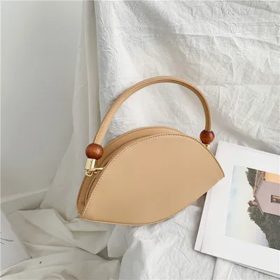 Женская сумка из натуральной кожи, новинка, роскошная дизайнерская мини-сумка через плечо, Bolsa Mujer, сумки для покупок - Цвет: apricot