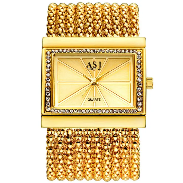 ASJ Brand Lady Bracelet Watches Women Luxury Fashion Casual Wristwatch Clock Dre ASJ Brand Lady Bracelet Watches Women Luxury Fashion Casual Wristwatch Clock Dre