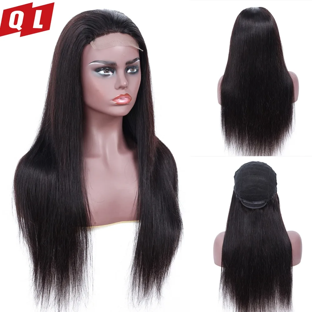 QLOVE HAIR Brazilian Straight Human Hair Wigs Lace Front Human Hair Wigs Natural Color Women Remy Lace Front Wig With Baby Hair (2)