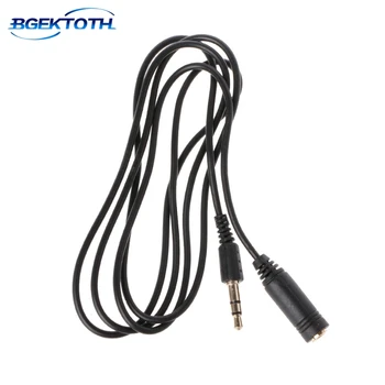 

3.5mm Male To Female 3-Pole Jack Plug Stereo Audio Aux Extension Cable Cord 1m Epitaxial Computer Component MAR29
