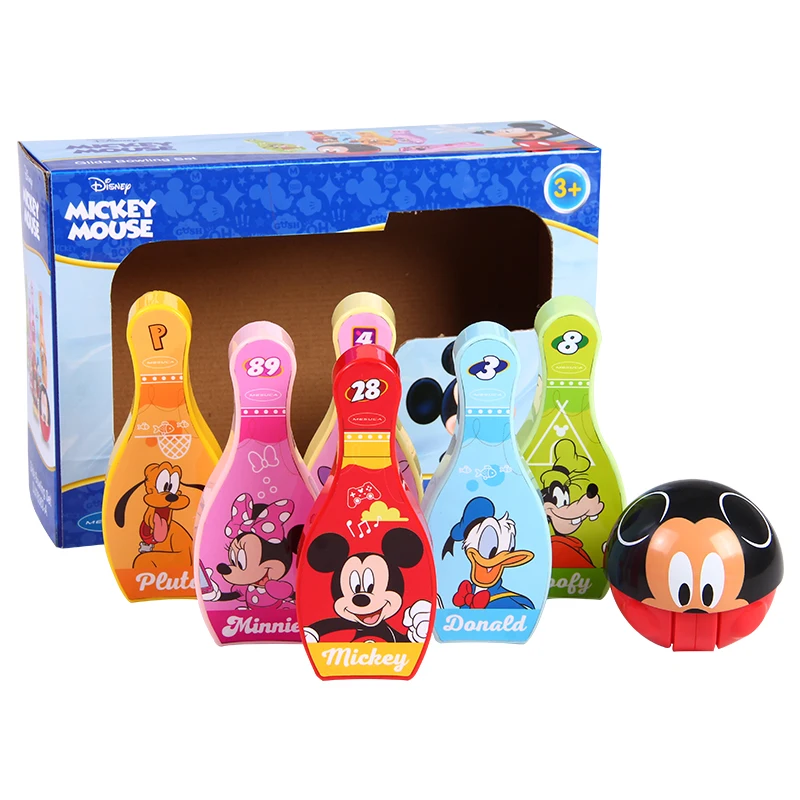 Disney Cartoon Educational Toy Home Indoor Outdoor Sport Bowling ball Bowling Set Children colorful sports toy