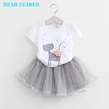 Cartoon Printed Girls Clothes T-Shirts