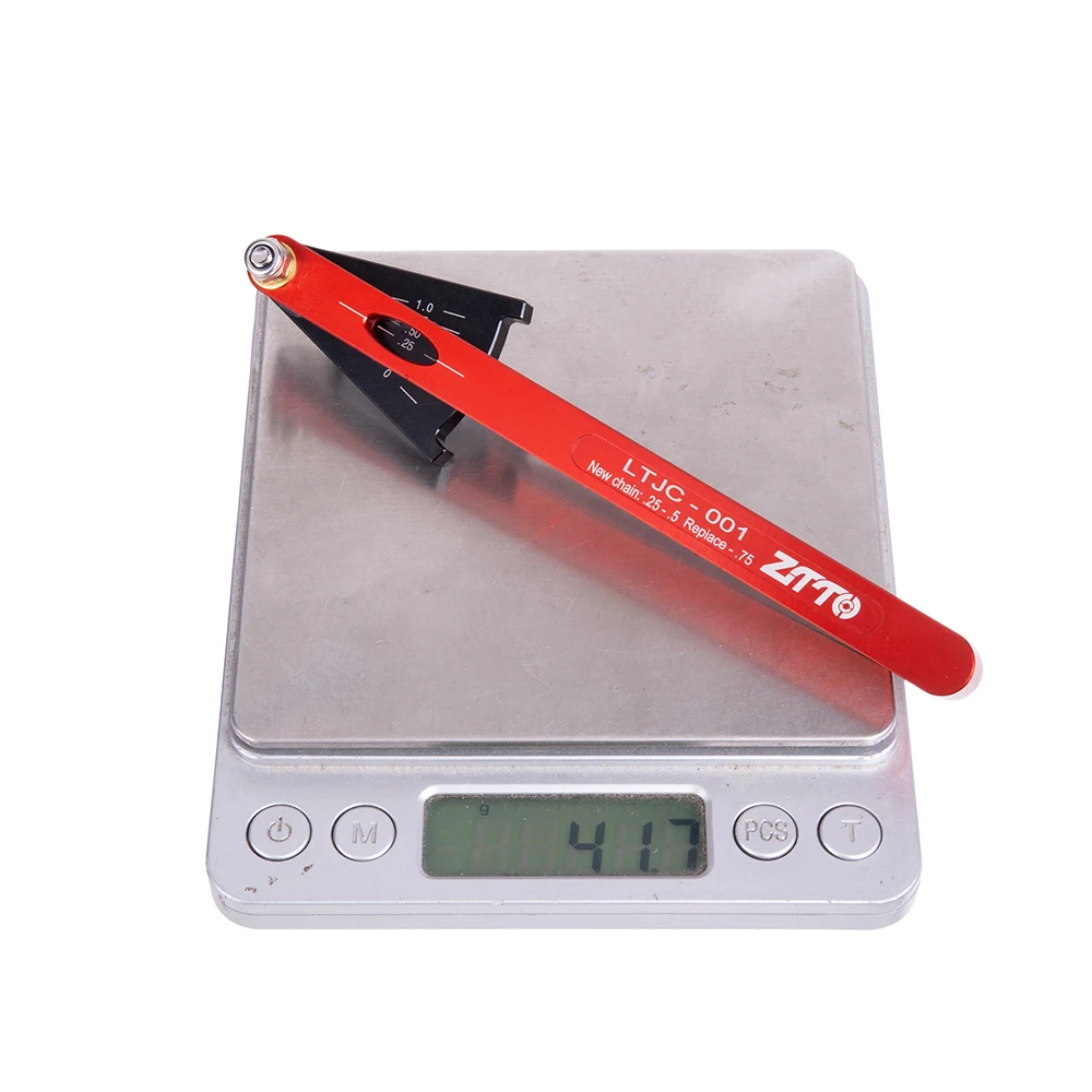Top ZTTO Cycling Repair Tool MTB Bicycle Chain Wear Indicator Tool Chain Checker Kits Multi-Functional Mountain Road Bike Chain Tool 5