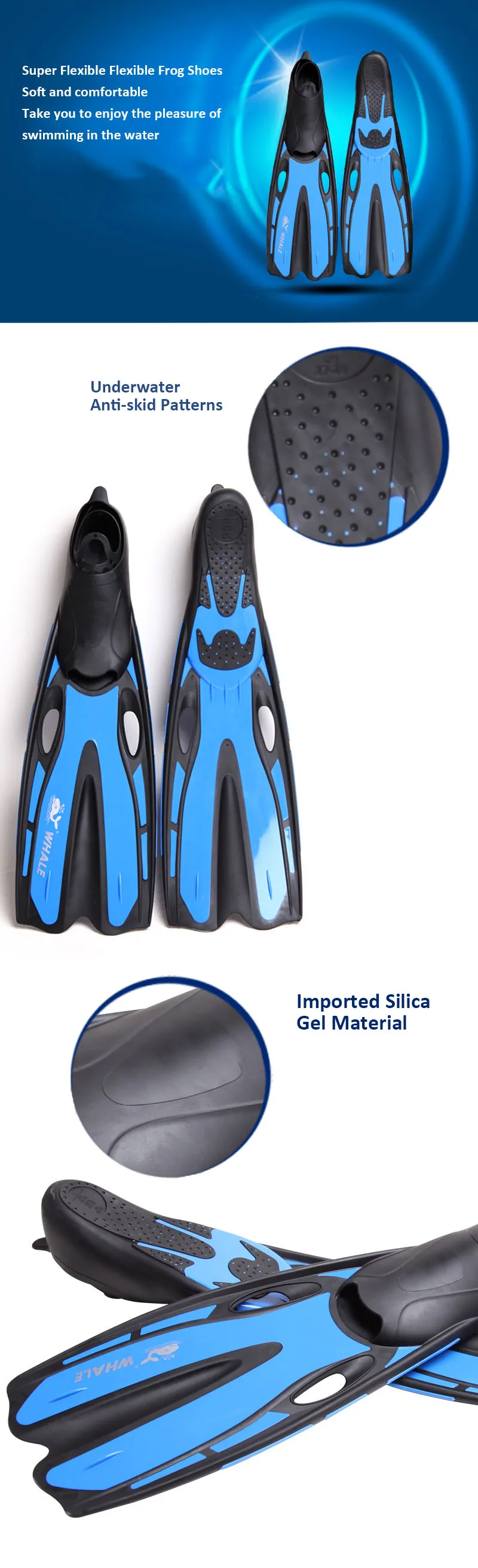 Novo design silicone snorkeling mergulho adulto conforto