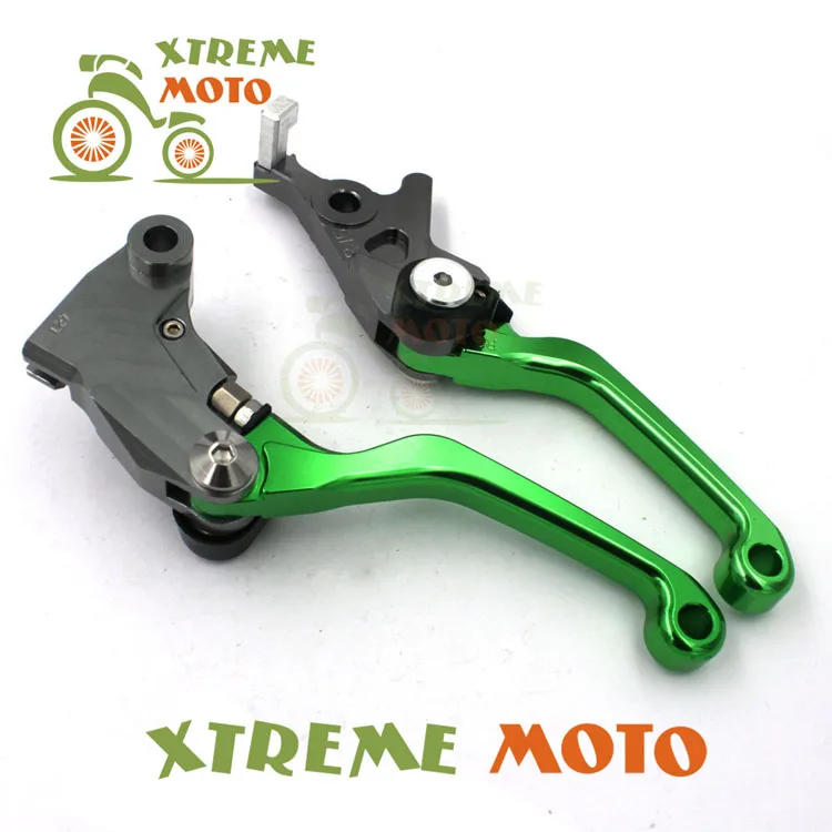 

CNC Billet Pivot Foldable Brake Clutch Levers For Kawasaki KLX 125 150S D-TRACKER125 250 D-TRACKER Motocross Enduro Dirt Bike