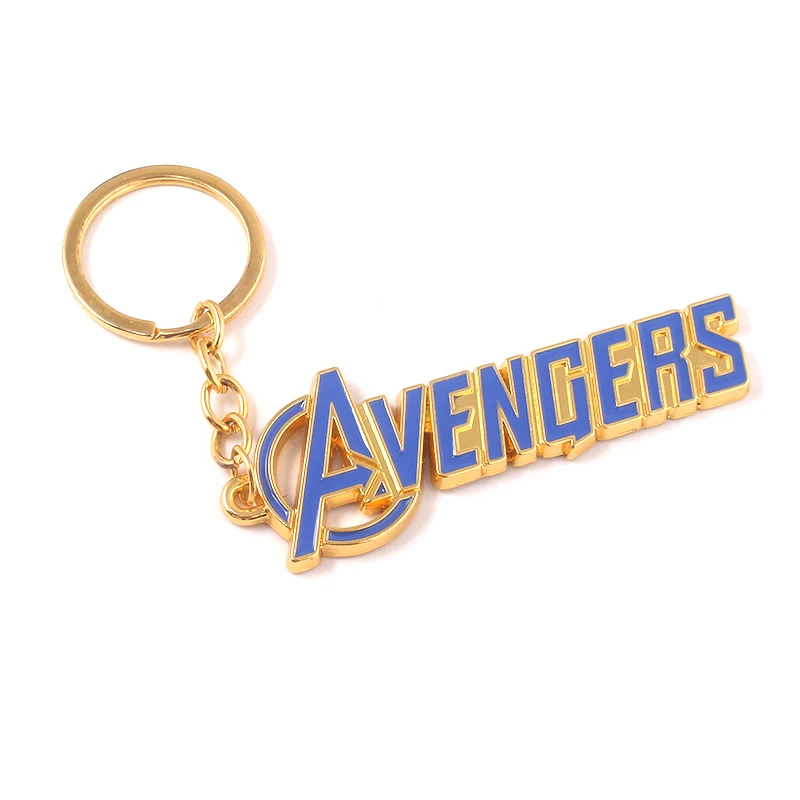 

Avengers 4 Endgame Letter Keychain High Quality Keychain For Keys Car Key Holder Bag Accessories I Love Avengers