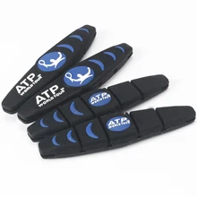 4pcs/pack Silicone ATP Tennis Racquet Vibration Dampener Long Shock Absorber Damper