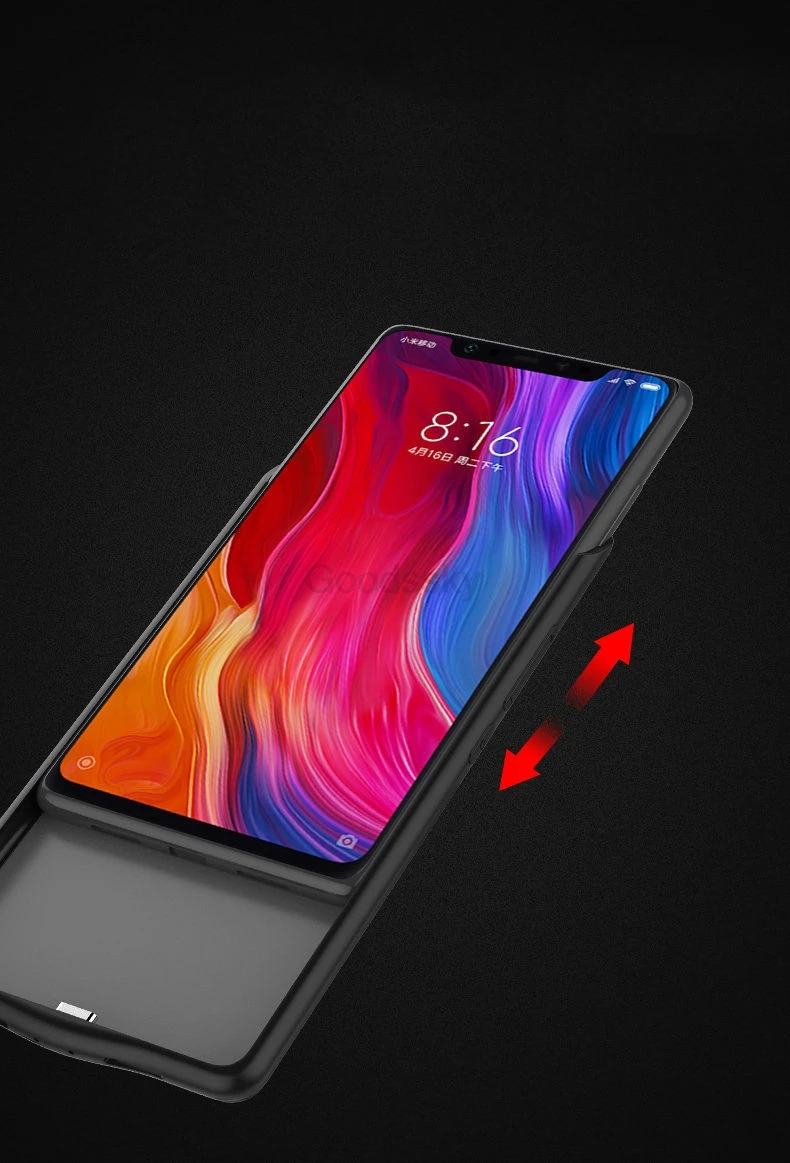 Противоударный чехол для внешнего аккумулятора Xiaomi Mi 8, внешний портативный чехол для зарядного устройства для Xiaomi Mi 8 se, чехол для аккумулятора, чехол для зарядки