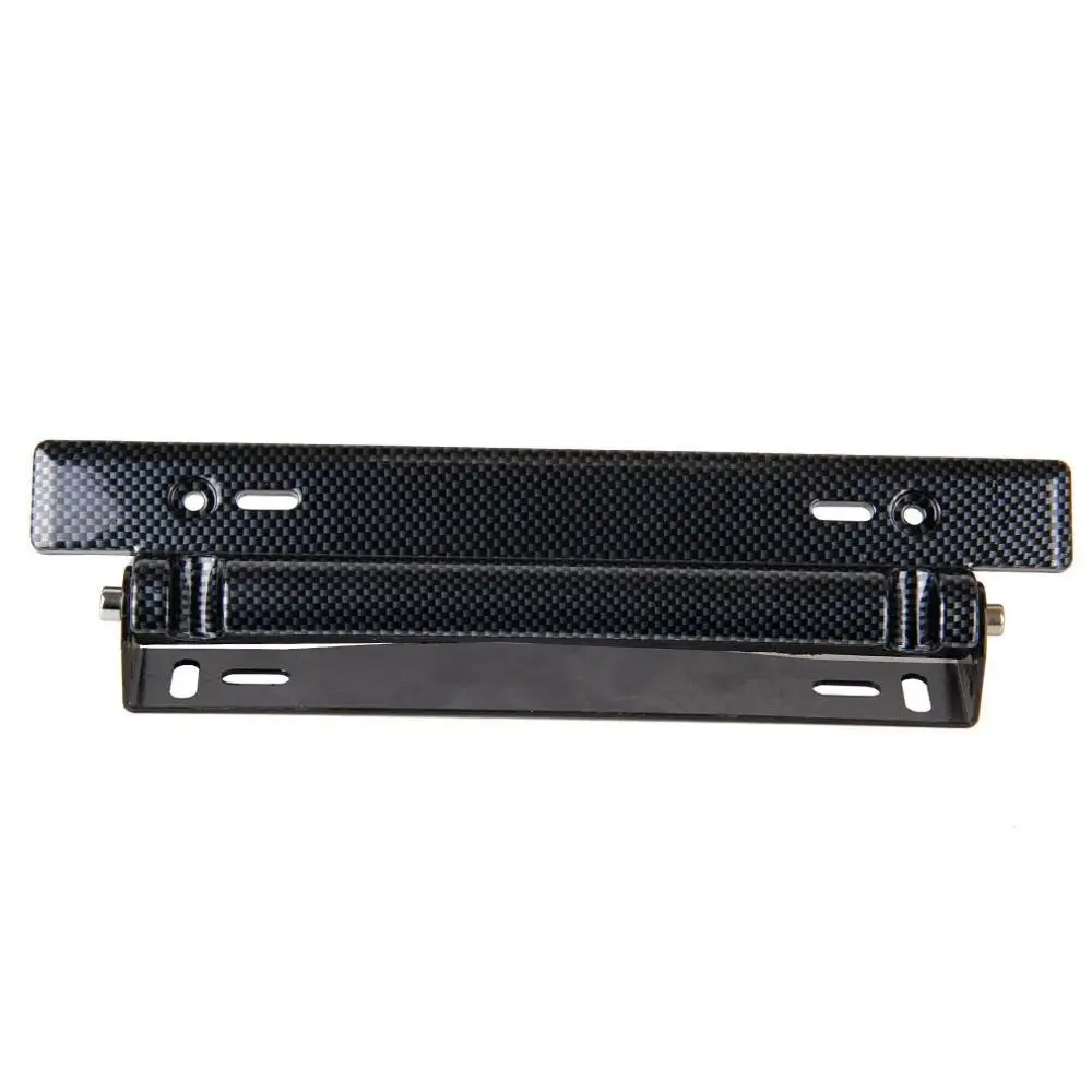 

Car Modification Parts American Carbon Fiber Pattern License Plate Frame License Plate Frame Adjustable License Plate Frame