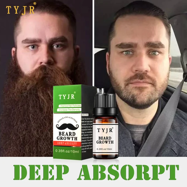 1PC Beard Growth oil Beards Hair Thicker Essence Mustache Thick