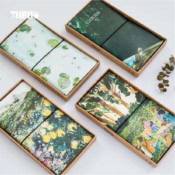 

Floral Summer Traveller Journal Theme Notebook DIY Diary Book 20.2*11.5cm Free Shipping