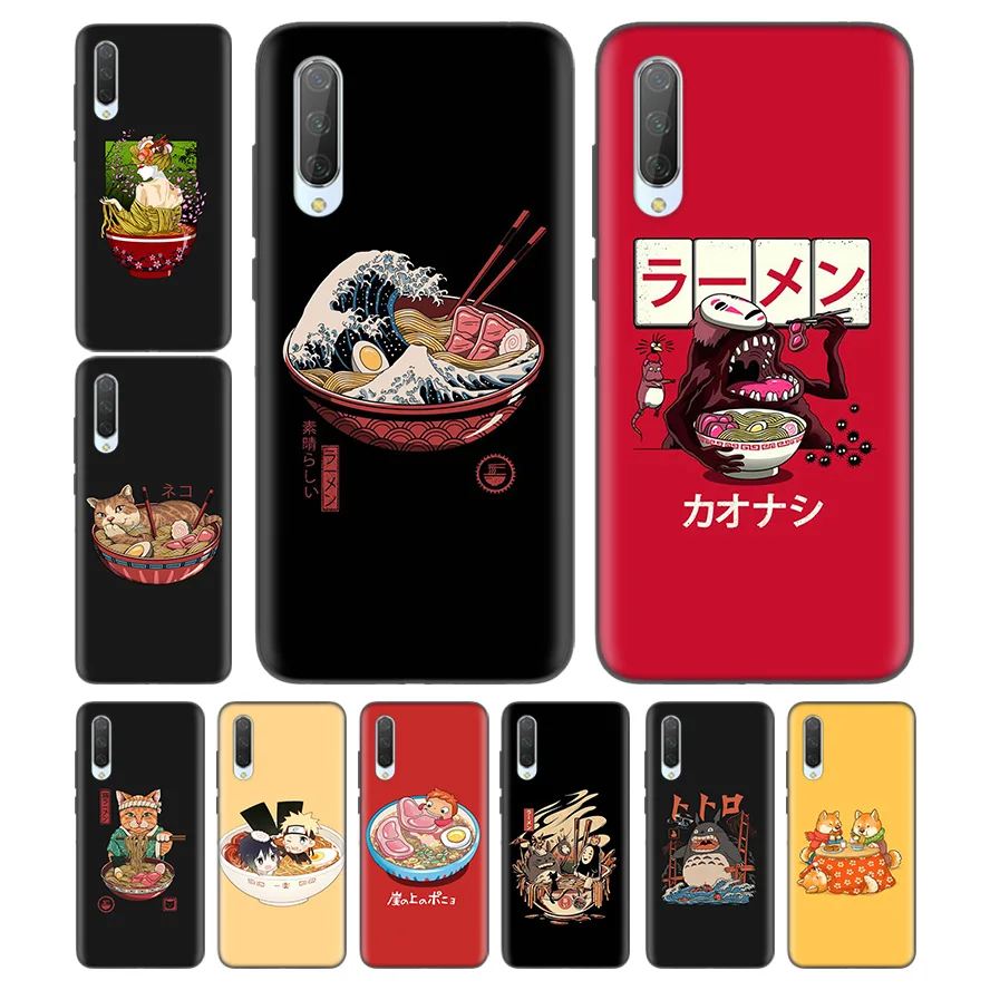 

Silicone Case For Xiaomi Redmi Note 7 7A 7S 6 6A 5 K20 Mi A1 A2 8 9T CC9 CC9E Lite Pro F1 Cover Bumper Great Ramen Wave Japan