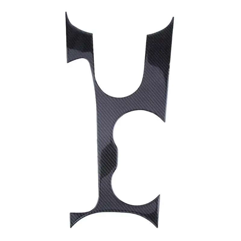

VODOOL Car Interior Accessorie Carbon Fiber Car Center Control Gear Shift Panel Interior Trim Sticker for Ford Mustang 2015-2017