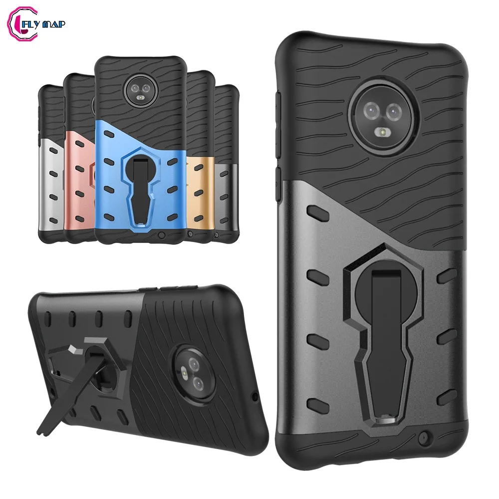 Armor Cover Case For Motorola Moto G6 Plus 6 G Hard Heavy Duty Plastic+Silicone TPU Coque Shell XT1926-6 XT1926-5 XT1926 XT 1926