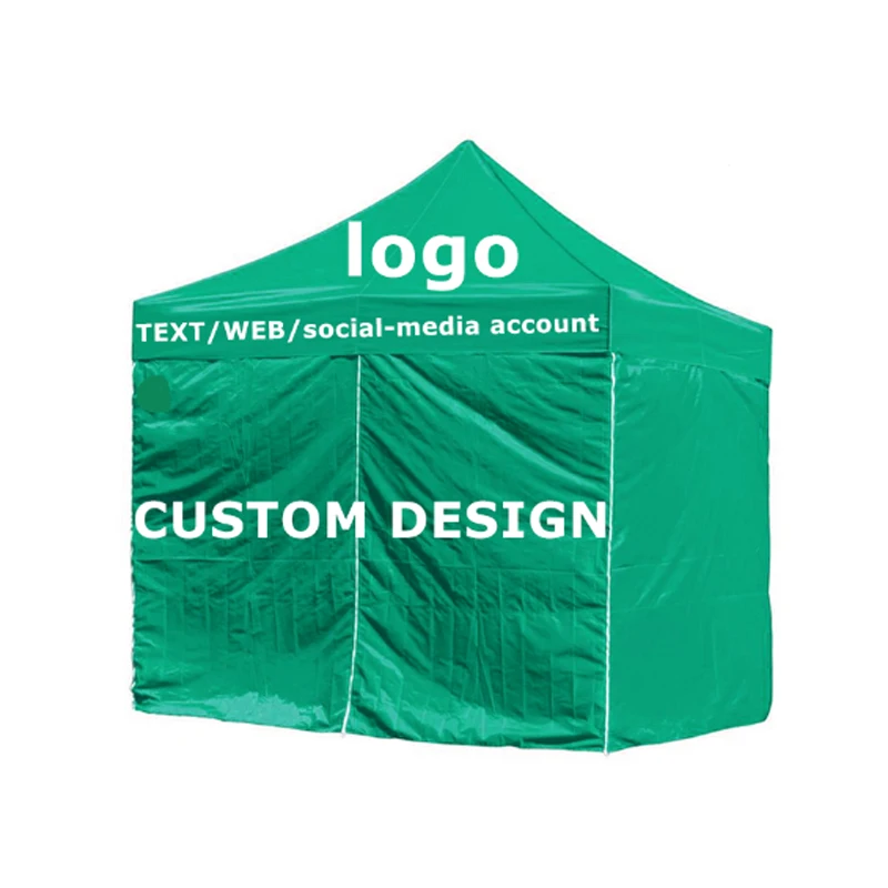 

Strong outdoor advertising promotional pop up canopy tent with full walls 3*3m