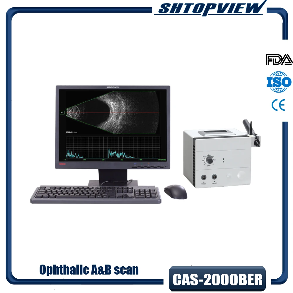CAS 2000BER Top Quality Biometer Scanner Portable Ophthalmic AB Scan