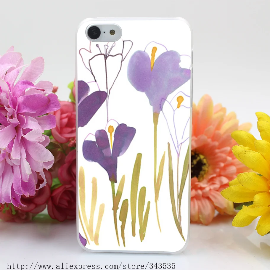 336OP IRIS_GARDEN Жесткий Прозрачный Чехол для iPhone 4 5c 4S 5 5S SE 6 s и Плюс|case for iphone|case iphone 4case plus