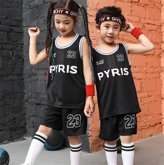 Toddler Boy Summer Costume Children Basketball Suit Baby Girl