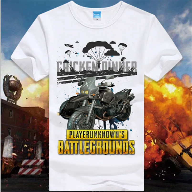 PUBG/игрок UNKNOWN'S BATTLEGROUNDS футболка подарок для фанатов игры мальчик друг подарок короткий рукав PUBG футболка S Горячая игра - Цвет: 14