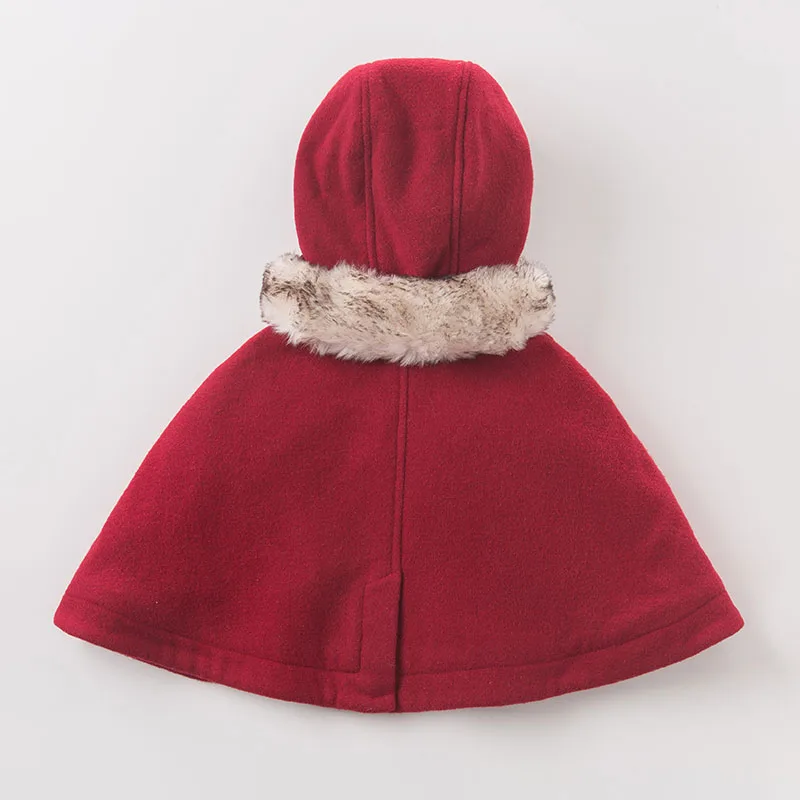 DB5489 dave bella/осенне-зимний плащ для маленьких девочек; пальто с капюшоном для малышей; детская верхняя одежда высокого качества
